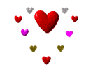 Gif animé coeur battant